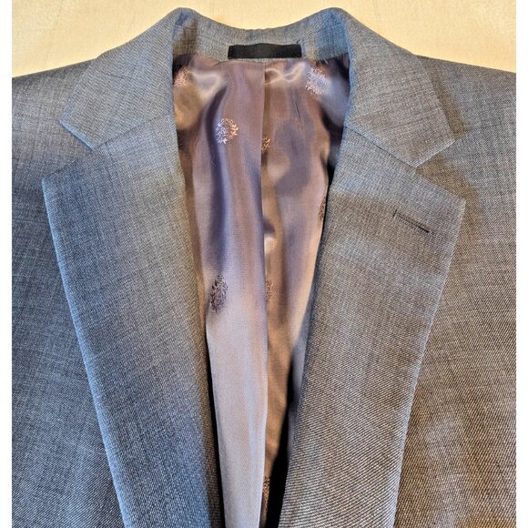 NWOT Lauren Ralph Lauren Black Label Blazer 44S Gray Wool Stretch Men's Jacket - Picture 3 of 16